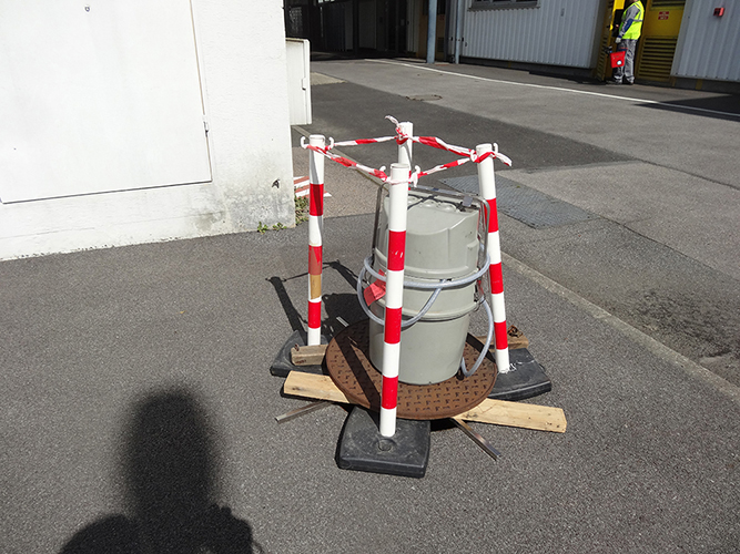 industriel régit pollution d'eau